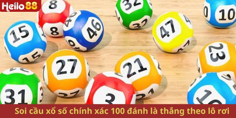 Soi cầu xổ số đánh là thắng dựa vào con lô rơi